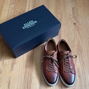 Allen Edmonds Men’s Cognac Leather Sneakers